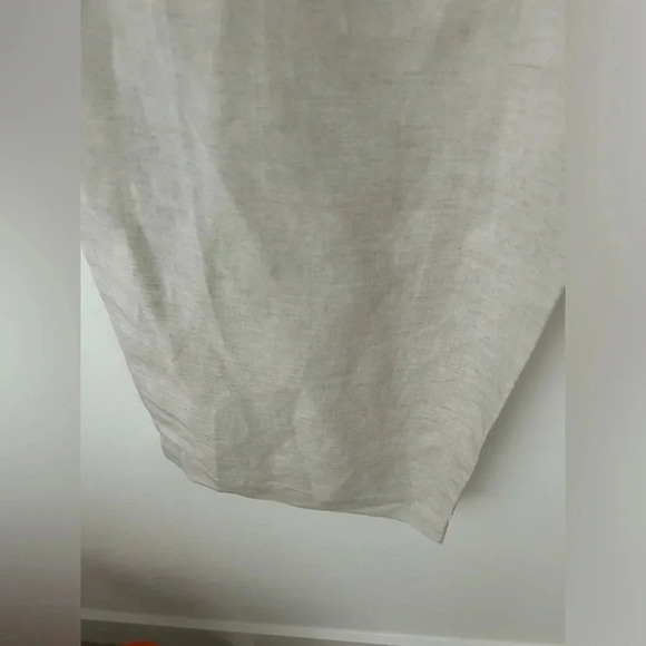 H&M high waisted wide leg  linen trouser - Picture 3 of 9